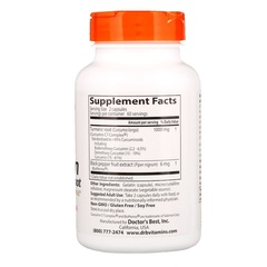 Doctor's Best, Легкоусвояемый куркумин, 500 мг, 120 капсул