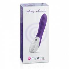 Фиолетовый вибратор Mystim Sassy Simon - 27 см. - 