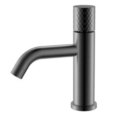 Boheme 121-GM Смеситель STICK для умыв. низ. Gun Metal низкий с ручкой DIAMOND фото