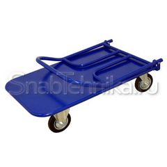 Тележка платформенная со складной ручкой (педаль) ТПСР 3 МП (600х1000) 200-Ч