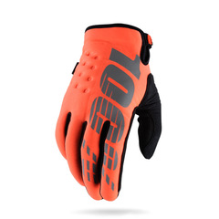 Перчатки 100% Brisker Glove утепленные размер: XL Fluo Orange/Black