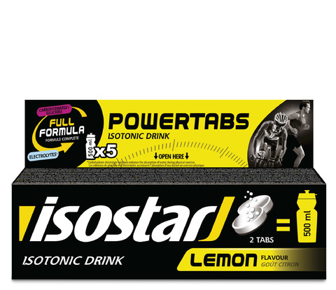 Изотоник Isostar в таблетках Powertabs лимон