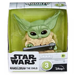 Звёздные войны: Мандалорец 3 Малыш Йода 6 см с Панелью Данных
