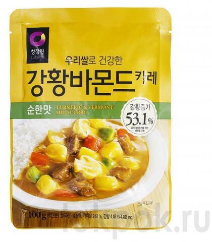 Приправа карри Daesang Turmeric & Vermont mild curry, 100 гр