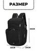 Картинка рюкзак городской Skully HXBP2303-36 black - 3