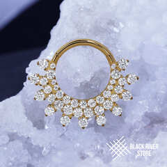 Кликер Luceat Crystal PVD Yellow 1.2мм