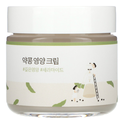 Питательный крем на основе ферментированных соевых бобов, ROUND LAB Soybean Nourishing Cream, 80 мл