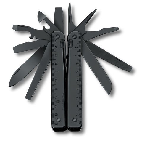 Мультитул Victorinox SwissTool BS, 115 mm, 29 функций, чёрный, нейлоновый чехол