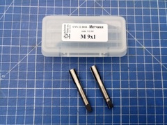 Метчик М 9,0х1,0 (Комплект 2шт) CSN223010 115CrV3 6h(2N) 52мм a=5,6 Bucovice(CzTool) 110091