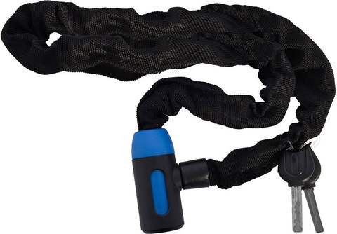 Картинка замок велосипедный Oxford GP Chain 6 Замок цепной на ключе чёрный  - 1