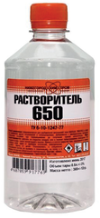 Растворитель 650 (НХП) ПЭТ 0,5л ТУ (уп.-25шт)(1200)