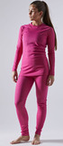 Теплый Комплект термобелья Craft Core Warm Baselayer Set W малиновый женский