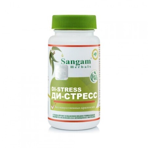 Ди-стресс Di-Stress, 750 мг, 60 табл Sangam Herbals