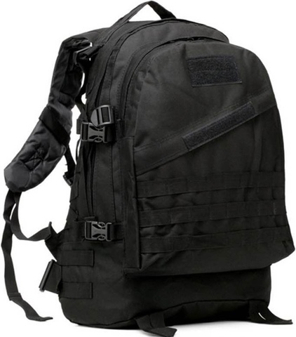 Картинка рюкзак тактический Skully Tactic RWZS45 black - 1