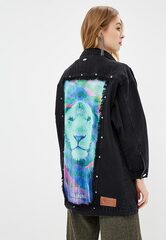 LIGVIANNI Джинсовая куртка Denim Jacket The Lion Warrior