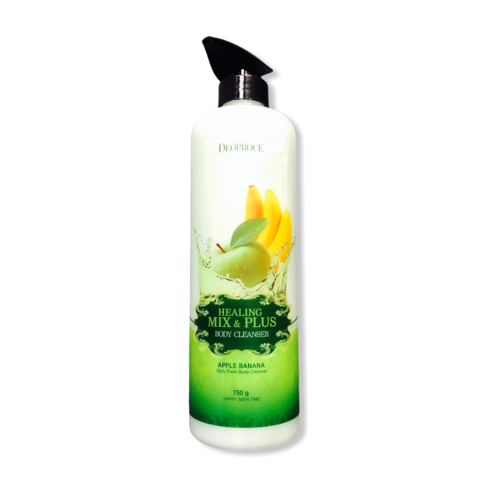 DEOPROCE HEALING MIX & PLUS BODY CLEANSER APPLE BANANA 750ml