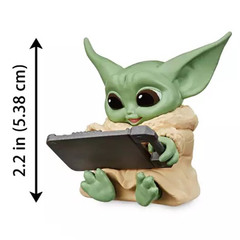 Звёздные войны: Мандалорец 3 Малыш Йода 6 см с Панелью Данных