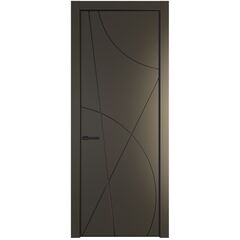 Межкомнатная дверь эмаль Profil Doors 4PA перламутр бронза глухая