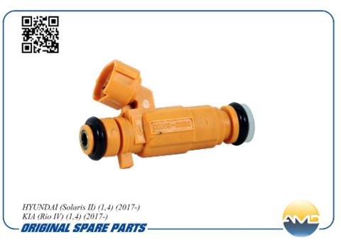 ФОРСУНКА ТОПЛИВНАЯ SOLARIS HC, i30 GD, CEED JD, RIO FB 1.4 KAPPA AMD