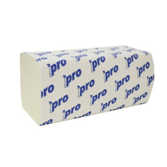Полотенца бумажные листовые Pro V-сложения 1-слойные 20 пачек по 250 листов (артикул производителя C193) (H3)