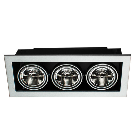 Светильник встраиваемый поворотный Arte Lamp Cardani medio A5930PL-3SI