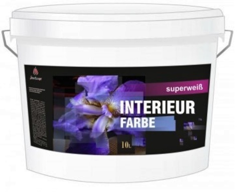 «INTERIEUR FARBE» - краска моющаяся, супербелая, матовая, 5кг (под заказ) (80)