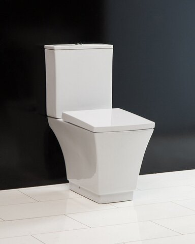 BelBagno BB104CP Чаша унитаза, безободковая, P-trap 380x650x845