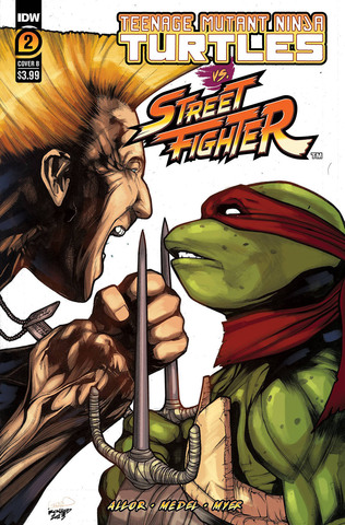 Teenage Mutant Ninja Turtles Vs Street Fighter #2 (Cover B)