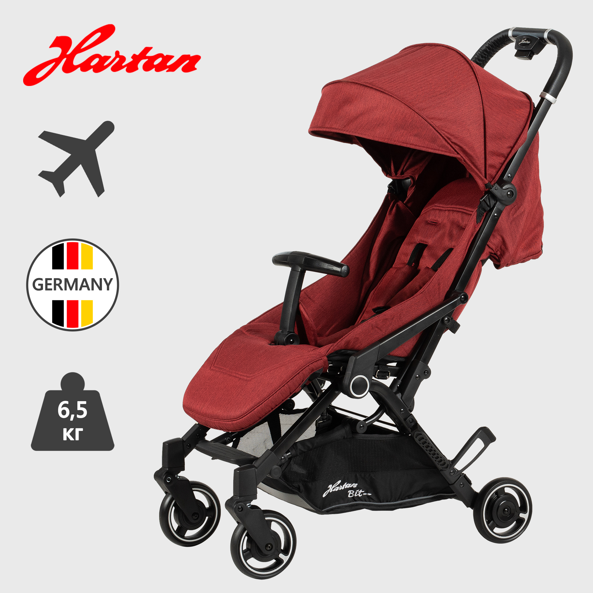 Детская коляска Hartan Bit 163 Red