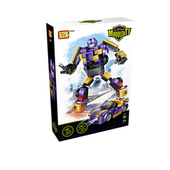 Конструктор-трансформер 2 в 1"Легковой автомобиль", цвет фиолетовый