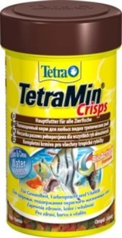 TetraMin Crisps (чипсы) основной корм для всех видов аквариумных рыб (100мл)