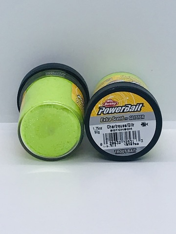 Паста Berkley NATURAL SCENT TROUT BAIT 50G CHEESE CHARTREUSE GLITTER 1633588 (СЫР) 6шт/уп (#13)