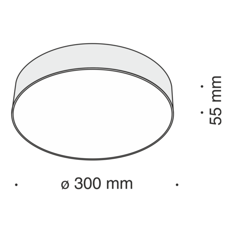 Потолочный светильник Technical Zon C032CL-L43B4K