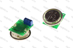 Кнопка (кнопочный модуль) ВКЛ13А-7-4И "16 этаж", круглая, с кодом Брайля