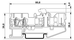 ST 2,5-TWIN-TG/1P-Клемма с размыкателем