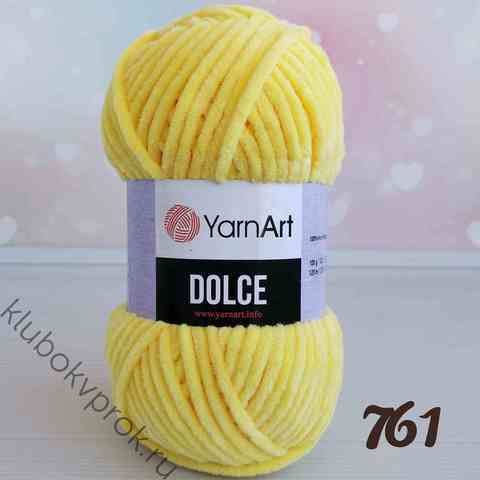 YARNART DOLCE 761, Желтый