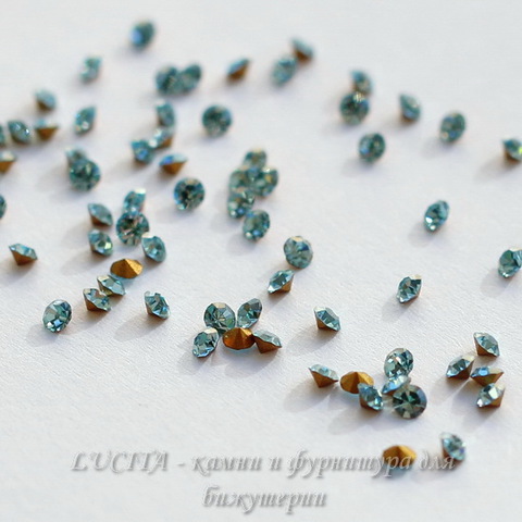 1028 Стразы Сваровски Aquamarine PP 13 (1,9-2 мм), 10 штук ()