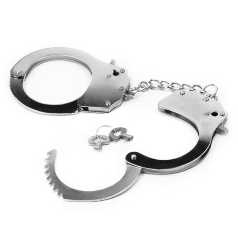 Металлические наручники с ключиками - Lovetoy LV1503