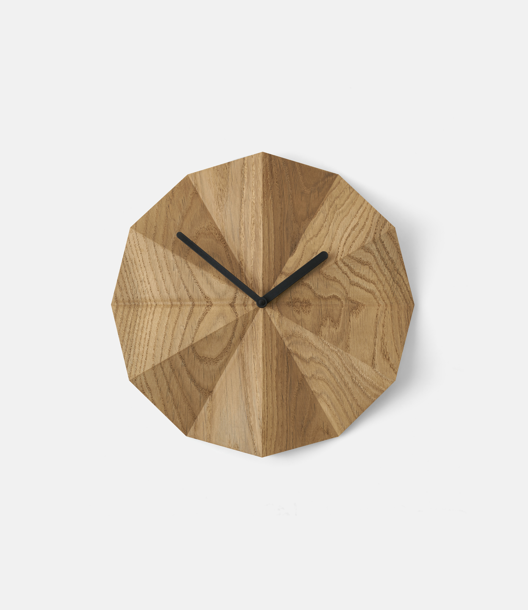 Lawa Design Delta Clock Smoked Oak — настенные часы