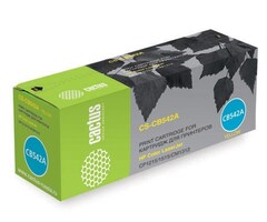 Картридж лазерный Cactus CS-CB542A CB542A желтый (1400стр.) для HP CLJ CP1215, 1515, CM1312