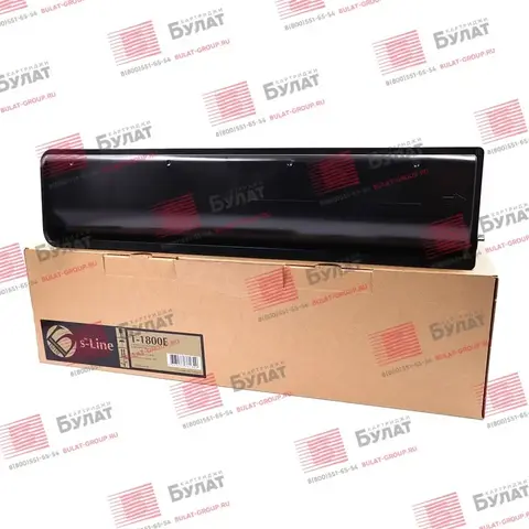 Тонер-картридж БУЛАТ s-Line T-1800E для Toshiba e-Studio 18 (Чёрный, 22700 стр.), совместимый