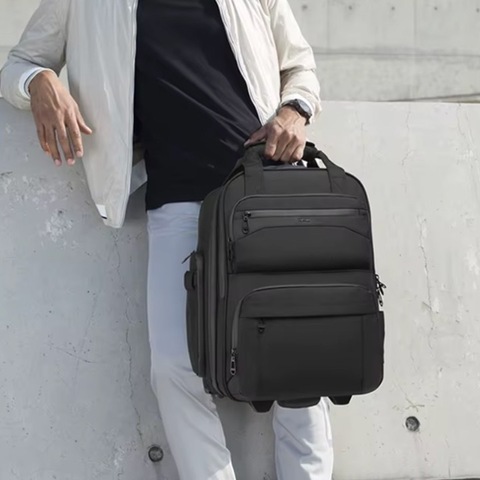Картинка сумка на колесах Ozuko 9699 Black - 20