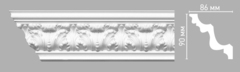 Плинтус потолочный с рисунком Decomaster 95027 90х86х2400мм