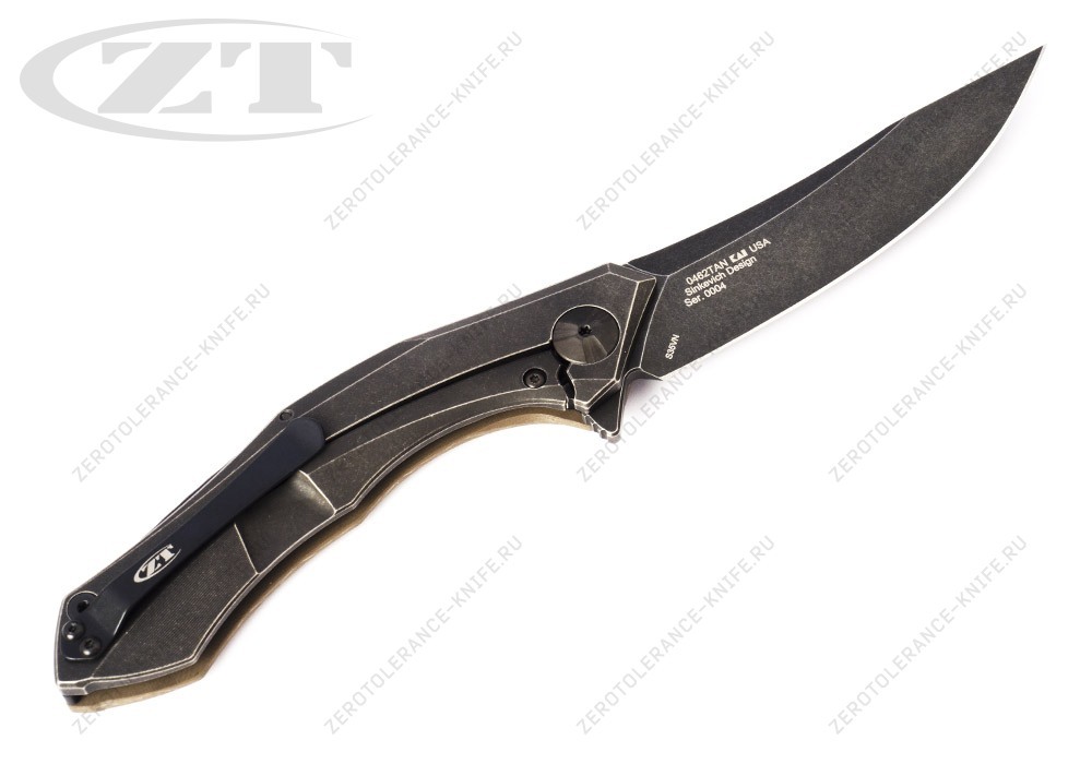 Нож Zero Tolerance 0462TAN First 4 Sinkevich - фотография 