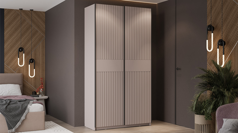 Шкаф-купе Оскар Хилтон 2-х дверный 1.2 кашемир / кашемир сатин