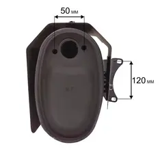 Глушитель DDE G650/750/E/EA (917-422-098)