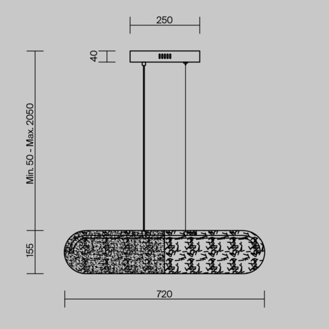 Подвесной светодиодный светильник Freya ECLAT FR6182PL-L18BS