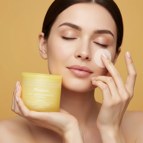 ВОССТАНАВЛИВАЮЩИЕ тонер-пэды с медом и прополисом JMSOLUTION HONEY LUMINOUS ROYAL PROPOLIS TONER PADS, 80 шт