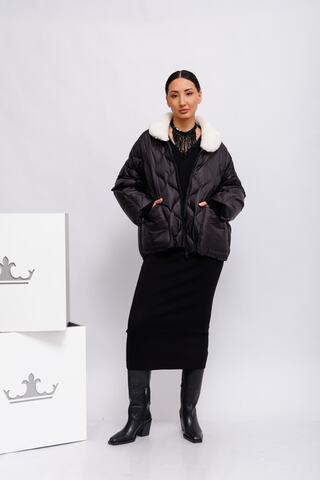 Dorothee Schumacher Пуховик оверсайз с оторочкой мз эко-меха