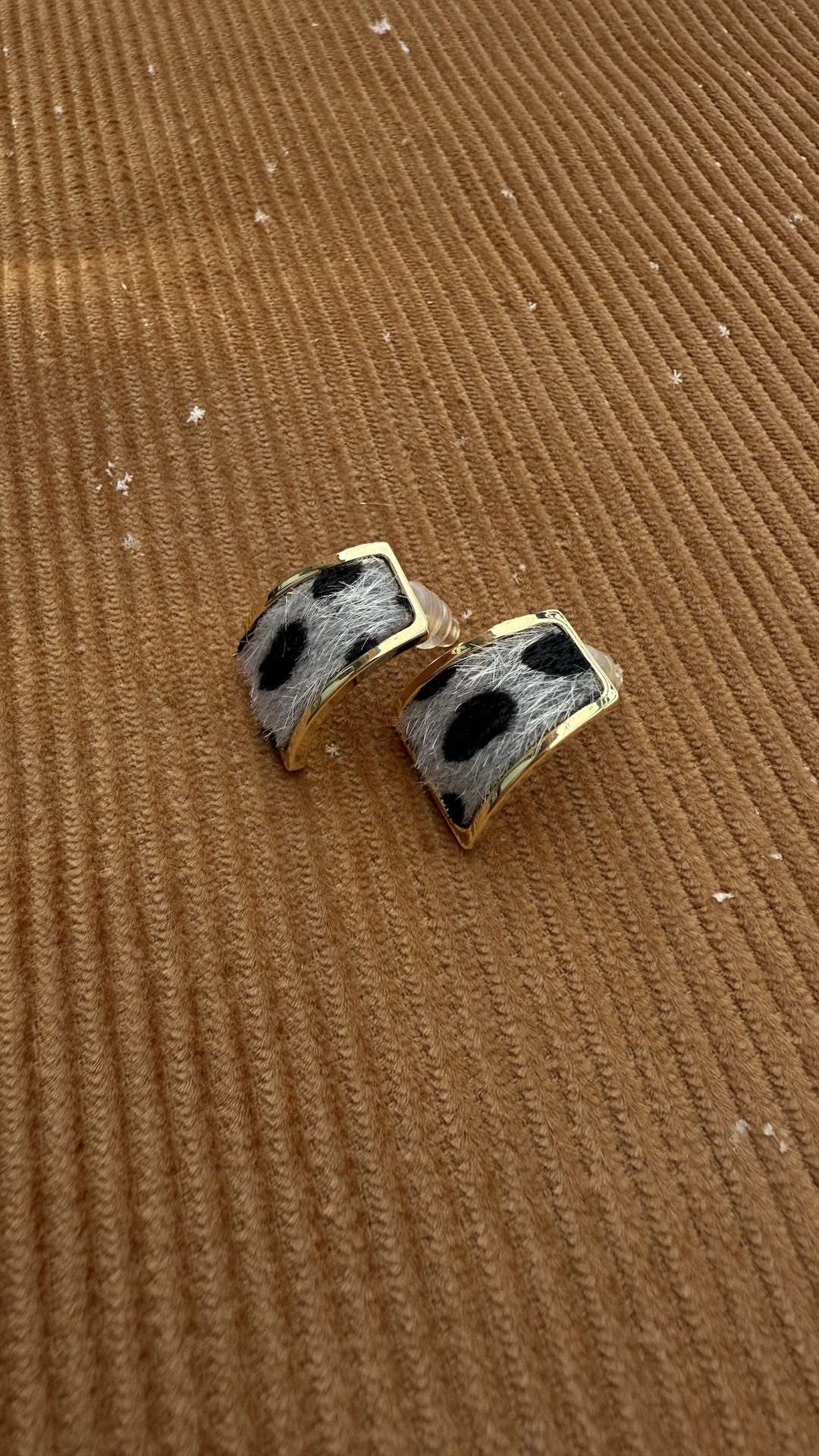 Серьги с леопардовым ядром